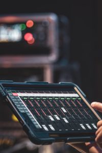 remote control and sound settings from the tablet.